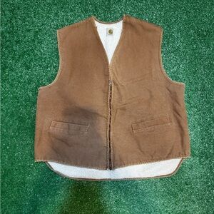 Vintage 1970’s Brown Carhartt Vest Size XXL